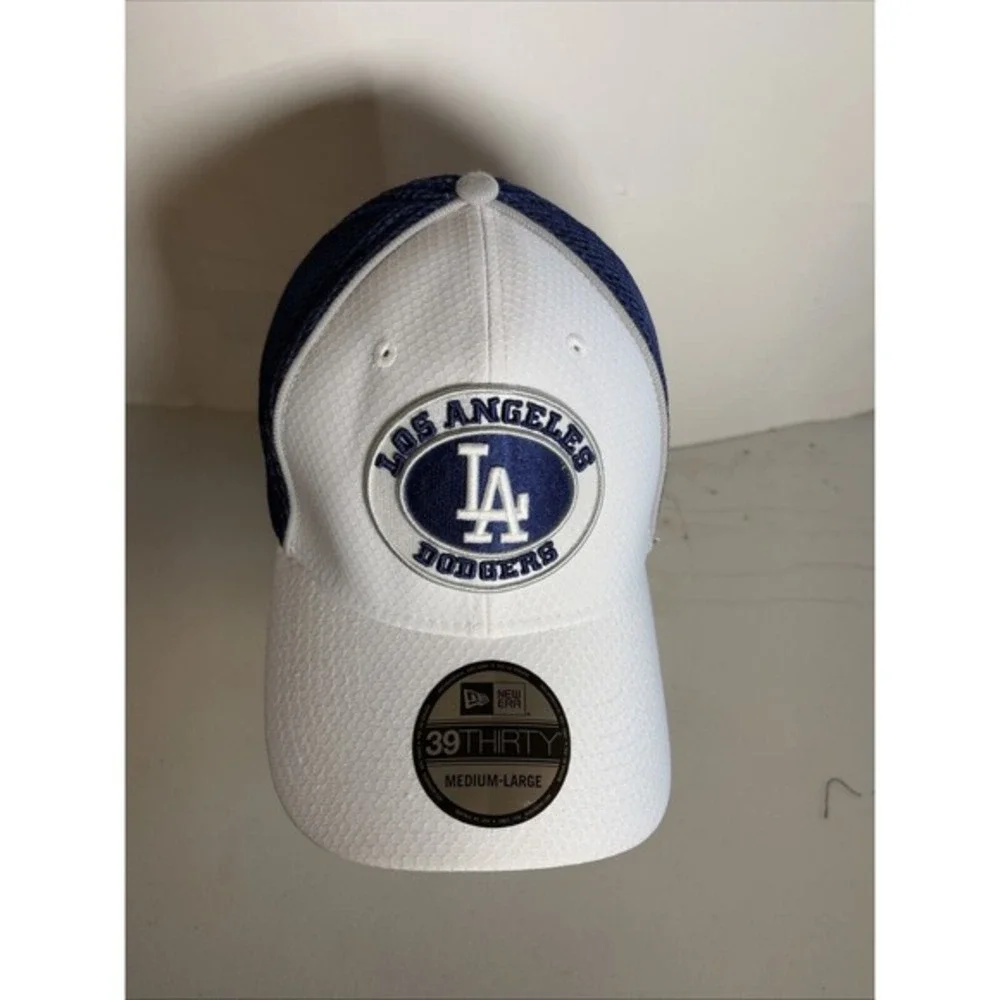 New Era 39Thirty LA Los Angeles Dodgers Blue MLB Hat NEW‎ M/L